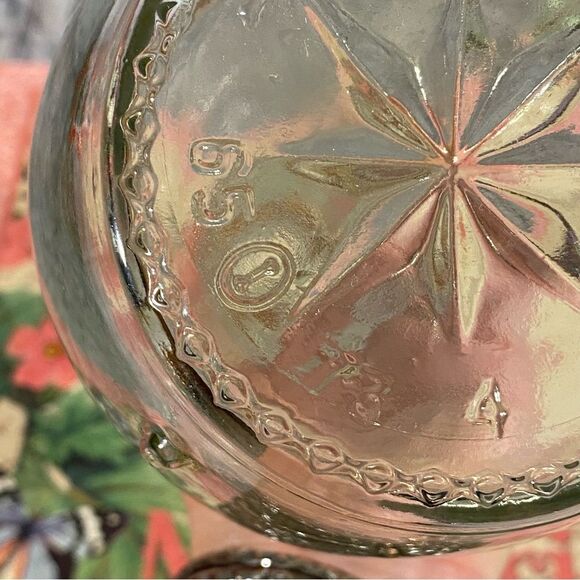 Vintage Hiram Walker Whiskey Liquor Bottle Starburst Design with Decanter - Picture 8 of 11